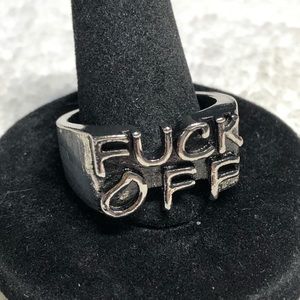 LAST CHANCE Rude ring/rude words fashion ring -unisex -new